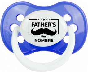 Feliz día del padre estilo 2 - nombre: Chupete anatómica personnalisée