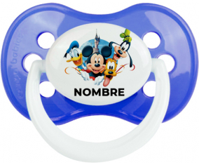 Disney Mickey Donald más bien y bingo diseño 1 con nombre: Chupete anatómico personnalisée