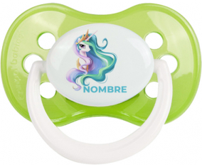 Mi pequeña princesa Pony Celestia diseño-2 con nombre: Chupete anatómica