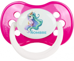 Mi pequeña princesa Pony Celestia diseño-2 con nombre: Chupete anatómica