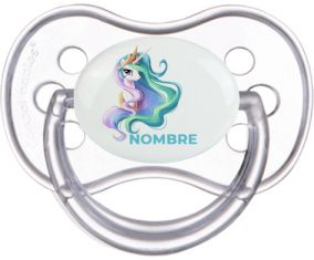 Mi pequeña princesa Pony Celestia diseño-2 con nombre: Chupete anatómica
