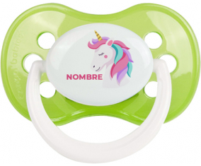 Diseño de unicornio-2 con nombre: Chupete anatómica