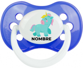 Diseño de unicornio-3 con nombre: Chupete anatómica personnalisée