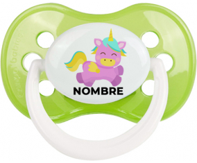 Diseño de unicornio-4 con nombre: Chupete anatómica