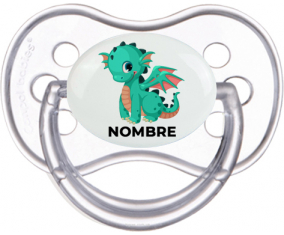 Diseño del dragón-1 con nombre: Chupete anatómica