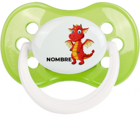 Diseño del dragón-5 con nombre: Chupete anatómica