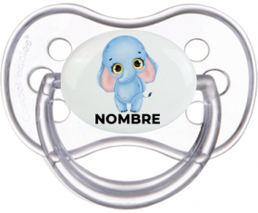 Elefante bebé con nombre: Chupete anatómica