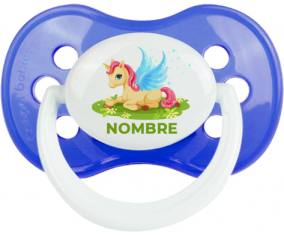 Diseño de unicornio-8 con nombre: Chupete anatómica personnalisée