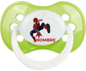 Spiderman diseño-1 con nombre: Chupete anatómica