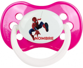 Spiderman diseño-1 con nombre: Chupete anatómica