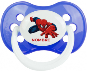 Spiderman diseño-2 con nombre: Chupete anatómica personnalisée