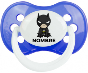 Batman kids logo diseño-2 con nombre: Chupete anatómica personnalisée