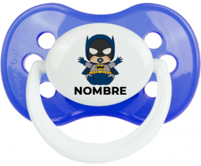 Batman kids logo diseño-3 con nombre: Chupete anatómica personnalisée