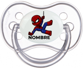 Spiderman kids diseño-1 con nombre: Chupete anatómica