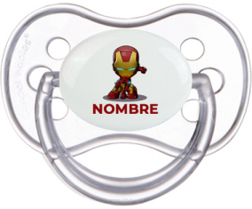 Iron man niños con nombre: Chupete anatómica