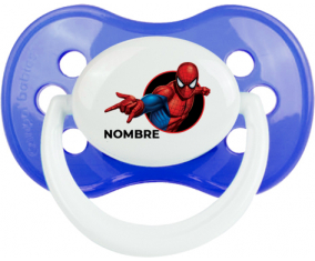 Spiderman diseño-6 con nombre: Anatómica Chupete personnalisée