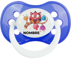 Divertidos animales búho con nombre: Chupete anatómica personnalisée