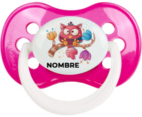 Divertidos animales búho con nombre: Chupete anatómica