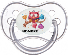 Divertidos animales búho con nombre: Chupete anatómica
