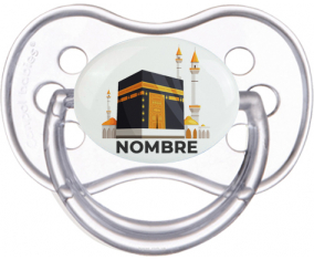 Islam Mecca diseño-1 con nombre: Chupete anatómica