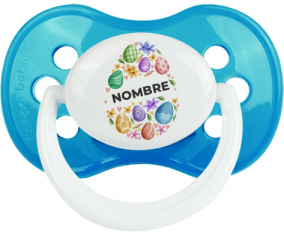 Diseño-1 Huevo de Pascua con nombre: Chupete anatómico