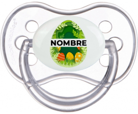 Diseño-7 Huevo de Pascua con nombre: Chupete anatómica