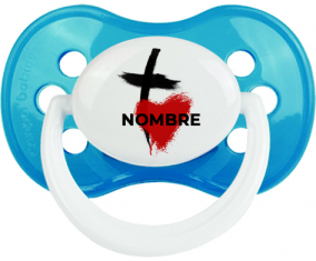 Cross - corazón con nombre: Chupete anatómica