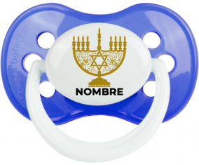 Judaísmo: Hanukkah diseño-1: Anatómica Chupete personnalisée