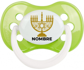 Judaísmo: Hanukkah diseño-1: Anatómica Chupete