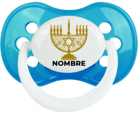 Judaísmo: Hanukkah diseño-1: Anatómica Chupete