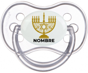 Judaísmo: Hanukkah diseño-1: Anatómica Chupete