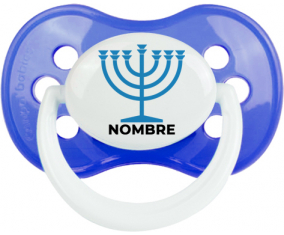 Judaísmo: Menorah: Chupete Anatómica personnalisée