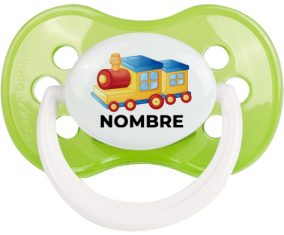 Juguetes de juguete Train diseño-1 con nombre: Chupete anatómica