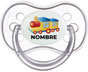 Juguetes de juguete Train diseño-1 con nombre: Chupete anatómica