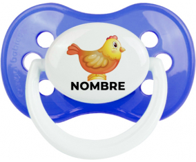 Juguetes de juguete Gallina con nombre: Chupete anatómica personnalisée