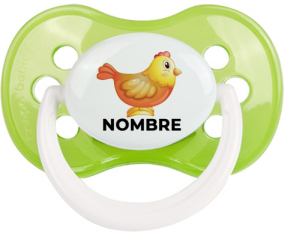Juguetes de juguete Gallina con nombre: Chupete anatómica