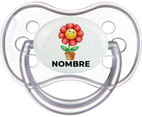 Juguetes de juguete Flor con nombre: Chupete anatómica