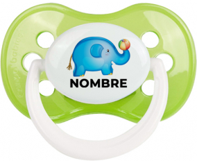 Juguetes de juguete elefante con nombre: Chupete anatómica
