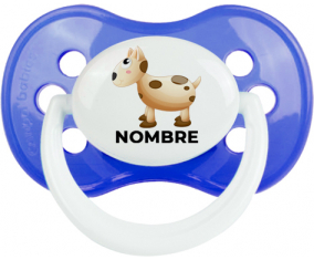 Juguetes de juguete vaca con nombre: Chupete anatómica personnalisée