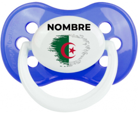 Efecto pincel de bandera Argelia con nombre: Chupete anatómica personnalisée