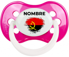 Bandera del efecto pincel de Angola con nombre: Chupete anatómica