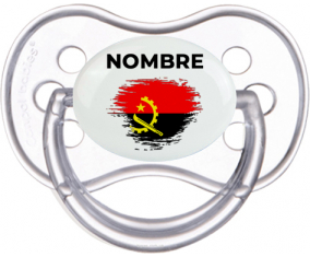 Bandera del efecto pincel de Angola con nombre: Chupete anatómica