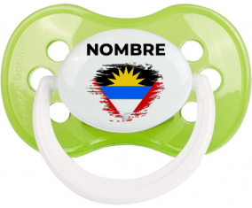 Antigua y Barbuda marcan efecto pincel con nombre: Chupete anatómica