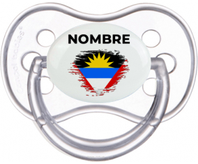 Antigua y Barbuda marcan efecto pincel con nombre: Chupete anatómica