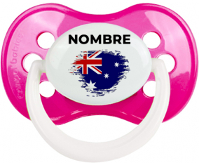 Bandera del efecto pincel de Australia con nombre: Chupete anatómica