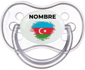 Bandera del efecto pincel de Azerbaiyán con nombre: Chupete anatómica