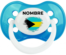 Bandera de pincel Bahamas con nombre: Chupete anatómica