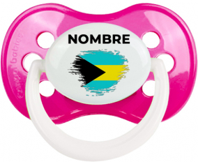 Bandera de pincel Bahamas con nombre: Chupete anatómica