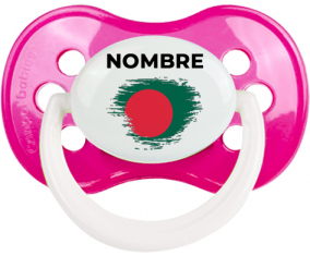 Bandera del efecto pincel de Bangladesh con nombre: Chupete anatómica