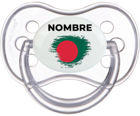 Bandera del efecto pincel de Bangladesh con nombre: Chupete anatómica